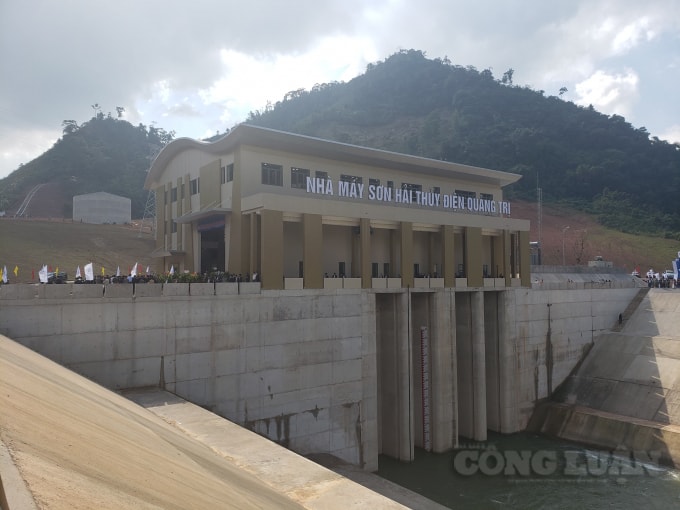 Nhà máy Thủy điện Đakrông 4 (Ảnh: Cái Văn Long).