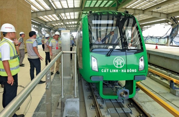 Dự án Cát Linh - Hà Đông đến nay chưa xác định chính thức thời gian hoàn thành. Ảnh minh họa