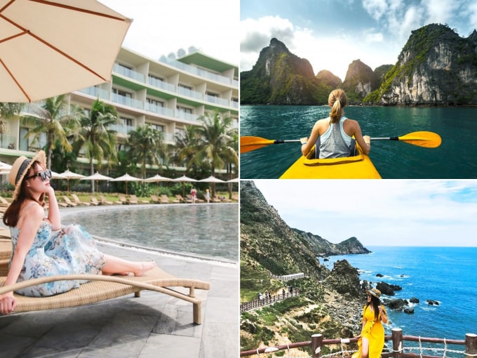 Những vùng biển thiên đường trong nước là điểm đến lý tưởng dịp Tết.