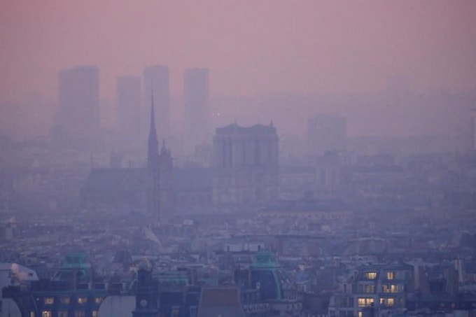 Ô nhiễm không khí. Ảnh: Reuters