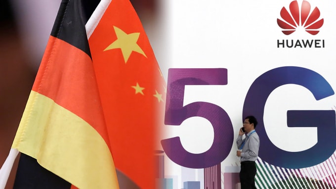 Liệu Đức có giống Mỹ cấm cửa Huawei? Ảnh: Nikkei