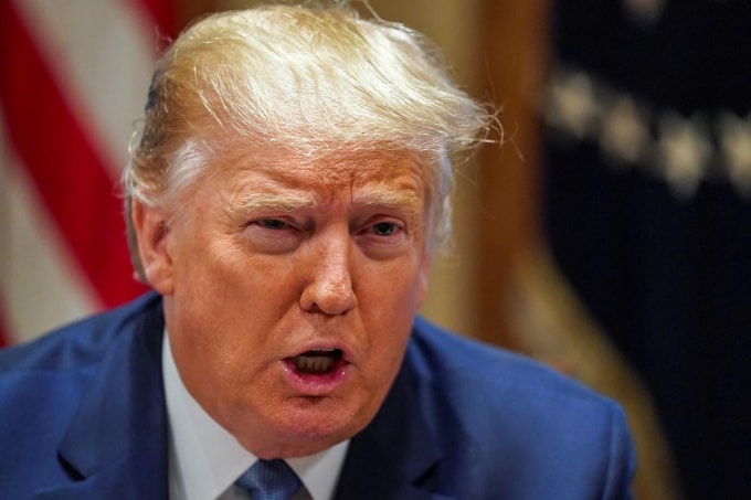 Tổng thống Mỹ Donald Trump. Ảnh: Reuters