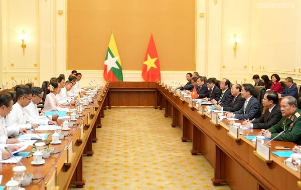 Quang cảnh cuộc hội kiến. Ảnh: VGP