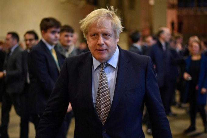Thủ tướng Anh Boris Johnson. Ảnh: Reuters