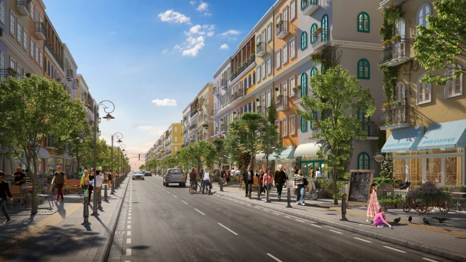 Nhà phố tại Sun Grand City New An Thoi thu hút sự chú ý của nhà đầu tư.