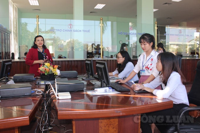 Ứng dụng công nghệ 4.0 vào ngành thuế.