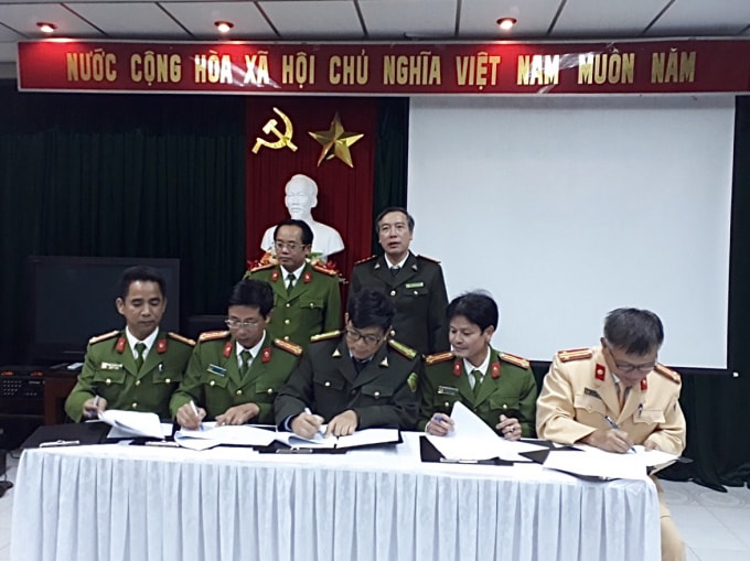 Hội nghị ký kết quy chế phối hợp trong công tác quản lý, bảo vệ rừng, phòng cháy và chữa cháy rừng giữa Chi cục Kiểm lâm với các Phòng của Công an Tỉnh trên địa bàn tỉnh Thừa Thiên Huế.