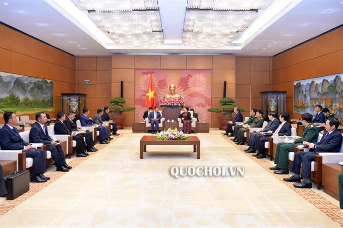Quang cảnh buổi tiếp. Ảnh: Quochoi.vn.