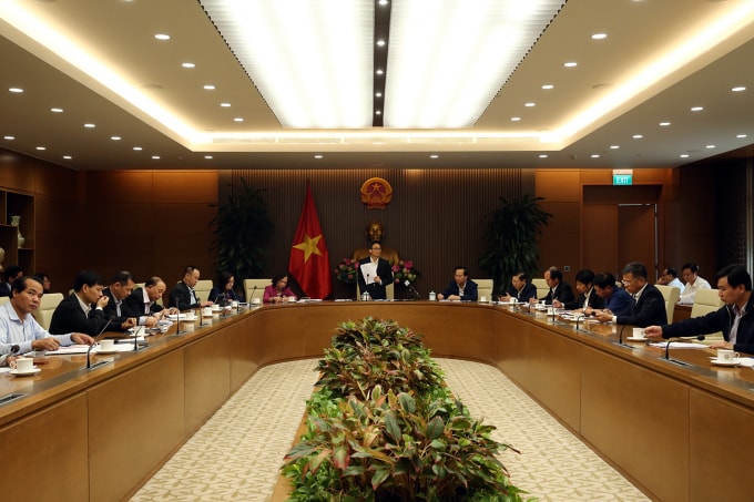 Quang cảnh cuộc họp. Ảnh: VGP