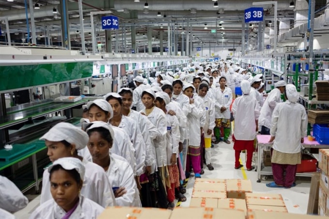 Bên trong một nhà máy của Foxconn