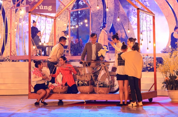 Một hoạt cảnh trong lễ khai mạc.