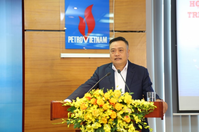 Đồng chí Trần Sỹ Thanh – Chủ tịch PVN phát biểu tại Hội nghị