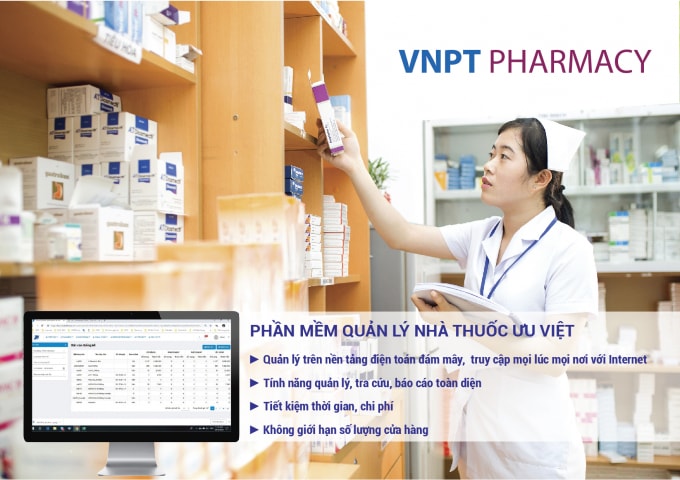 VNPT Pharmacy- Phần mềm quản lý nhà thuốc ưu việt.
