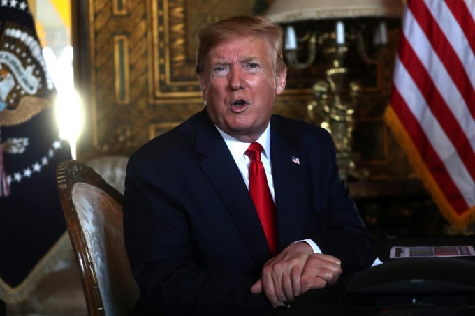 Tổng thống Mỹ Donald Trump. Ảnh: Reuters