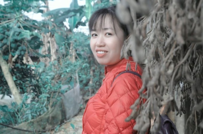 Nhà báo Lục Hương Thu.