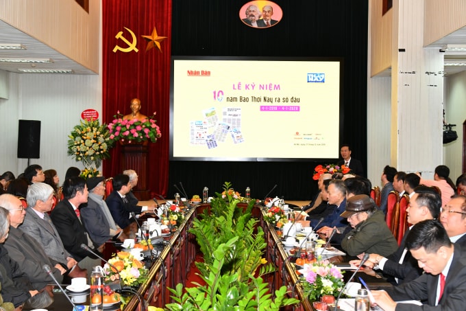 Đồng chí Võ Văn Thưởng, Ủy viên Bộ Chính trị, Bí thư Trung ương Đảng, Trưởng Ban Tuyên giáo Trung ương phát biểu tại buổi lễ kỷ niệm