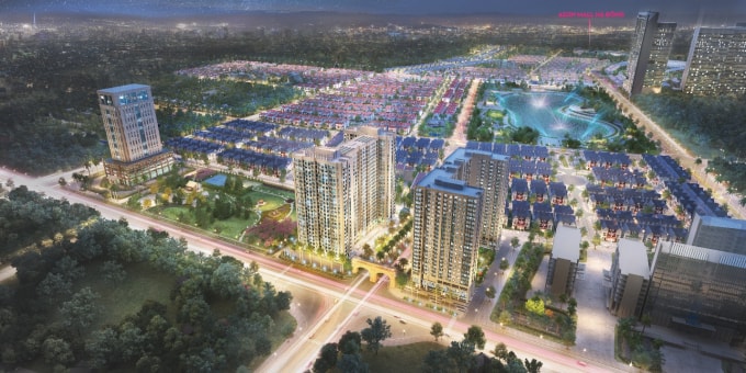 Khu đô thị Dương Nội nằm ngay cạnh Aeon Mall Hà Đông.