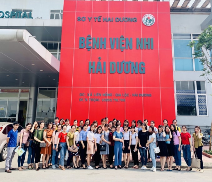 Bệnh viện Nhi Hải Dương khang trang, hiện đại.