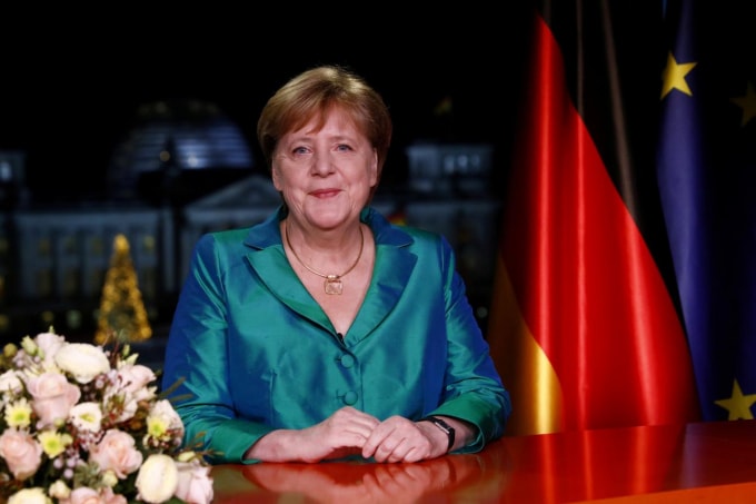 Thủ tướng Đức Angela Merkel. Ảnh: Reuters