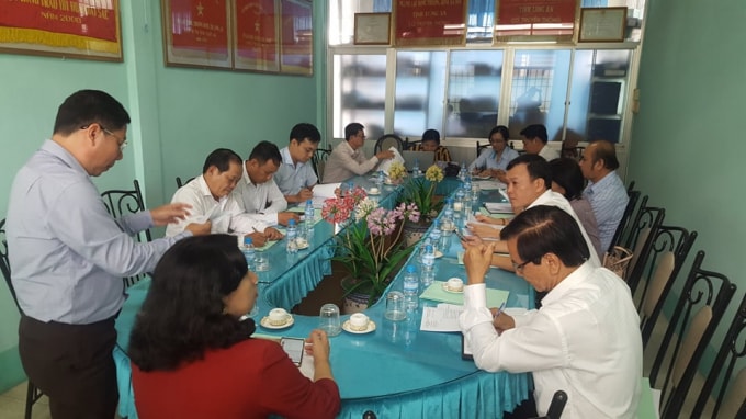 Quang cảnh buổi làm việc.