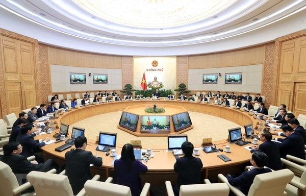 Toàn cảnh phiên họp Chính phủ thường kỳ tháng 12/2019. Ảnh: TTXVN
