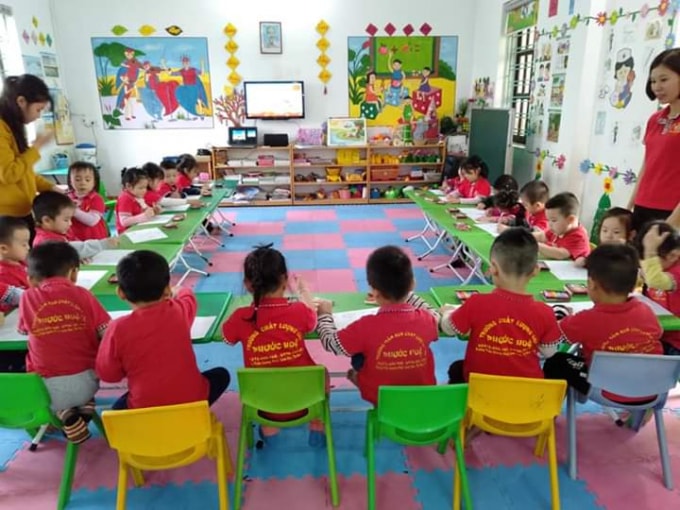 Các chương trình học được đổi mới, sáng tạo kích thích tư duy sáng tạo của trẻ nhỏ.