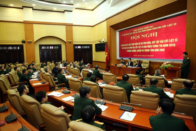 Năm 2019, các đơn vị, đội quy tập đã tìm và quy tập được 1.625 hài cốt liệt sĩ. Ảnh: VGP