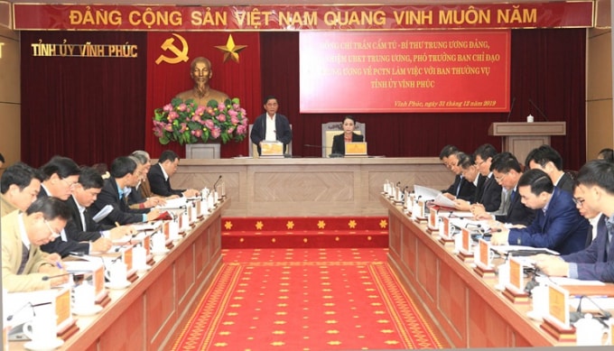 Toàn cảnh buổi làm việc