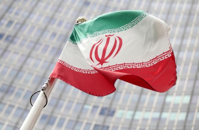 Quốc kỳ Iran. Ảnh: Reuters