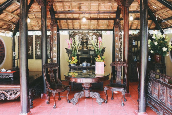 Bàn thờ Tổ tiên của gia đình miền Trung. Ảnh: Tiến Vũ