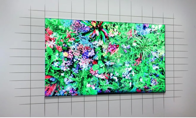 Bản thân TV chỉ dày khoảng 15mm mặc dù có đèn nền LED.