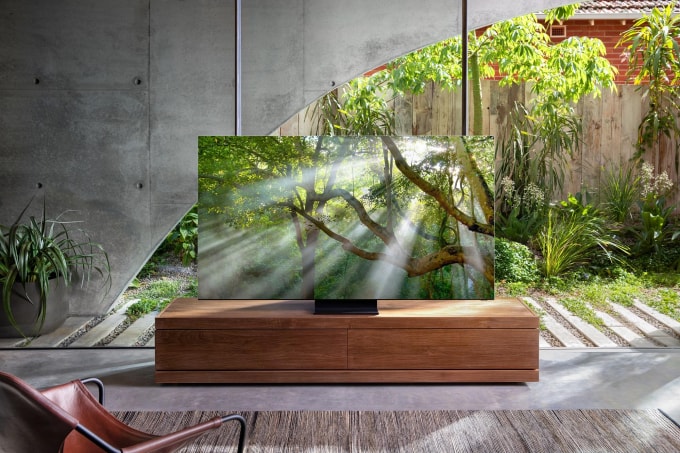 Samsung giới thiệu TV QPLED 8K màn hình 