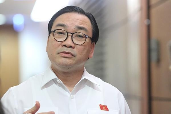 Bí thư Thành ủy Hà Nội Hoàng Trung Hải. Ảnh: TL