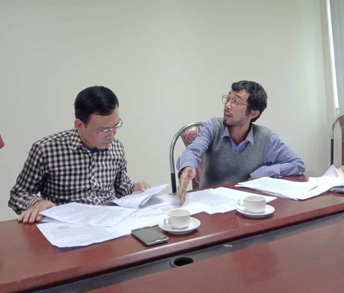 Ông Nguyễn Bình Nguyên – Cán bộ Công ty MDC trả lời phóng viên