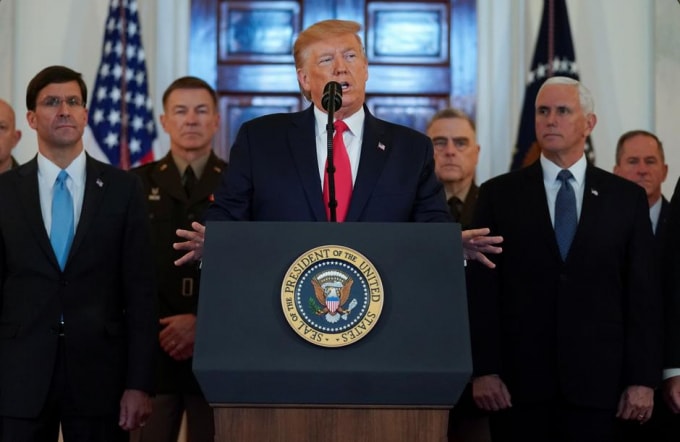 Tổng thống Mỹ Donald Trump. Ảnh: Reuters