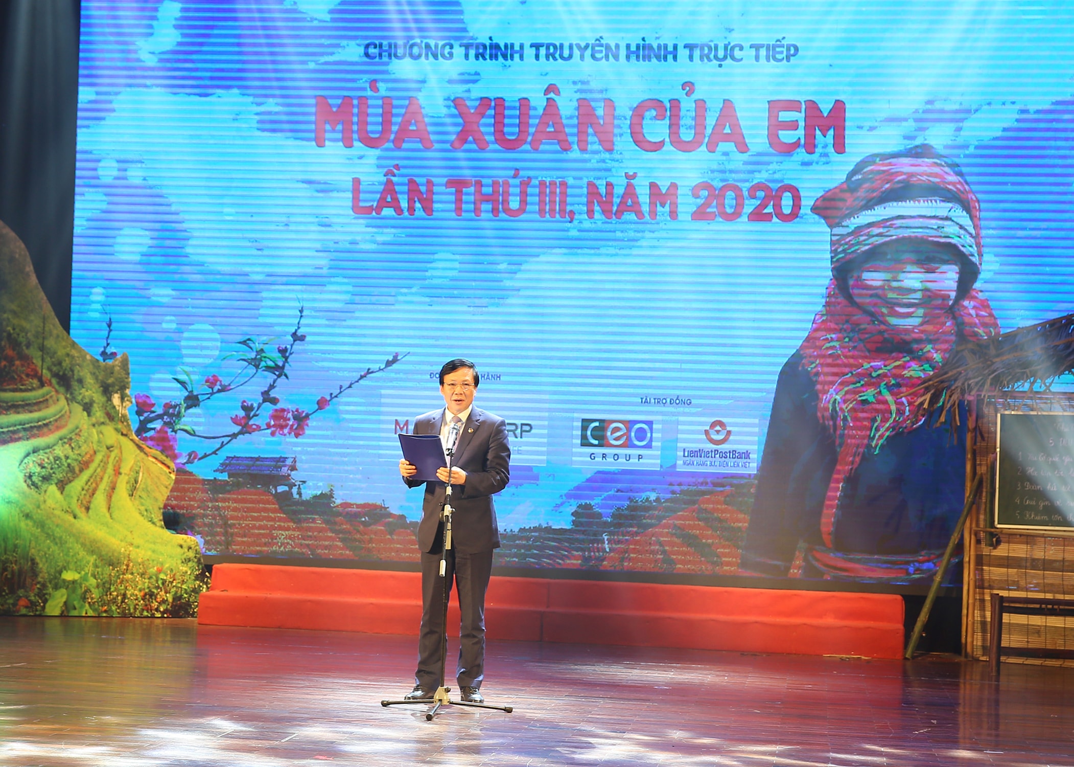 Đồng chí Hồ Quang Lợi, Phó Chủ tịch Thường trực Hội Nhà báo Việt Nam phát biểu tại Chương trình. Ảnh: Sơn Hải