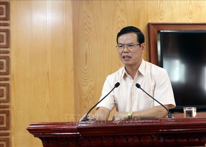 Bộ Chính trị quyết định thi hành kỷ luật khiển trách đối với ông Triệu Tài Vinh. Ảnh: TTXVN.