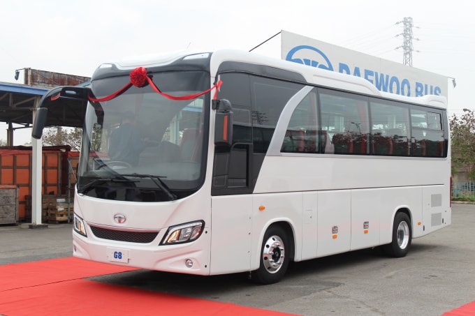 Sản phẩm G8 của Daewoo Bus Việt Nam. Ảnh: Thuỷ Tiên