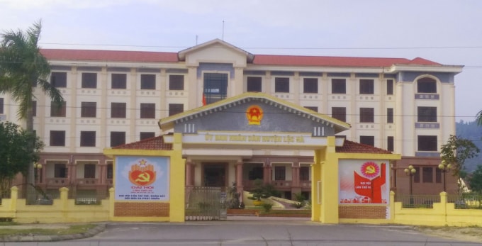 Trụ sở huyện Lộc Hà (ảnh st)