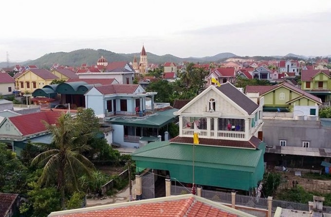 Một góc của xã Đô Thành, huyện Yên Thành hôm nay