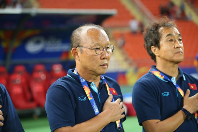 HLV Park Hang-seo đã cùng đội ĐT U23 Việt Nam thi đấu đầy cố gắng ở giải châu Á năm 2020. Ảnh: Hoàng Dương