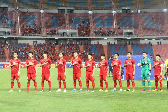 Những chiến binh Sao Vàng sẽ lấy thất bại này để làm động lực hướng tới những thành công trong tương lại. Ảnh: Hoàng Dương