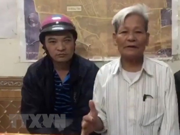 Đối tượng kích động vụ việc. Ảnh: TTXVN.