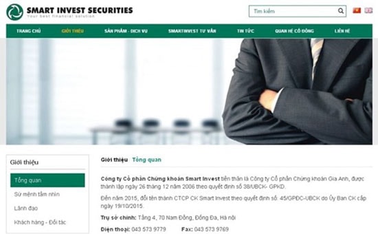 Chứng khoán SmartInvest dính hàng loạt vi phạm