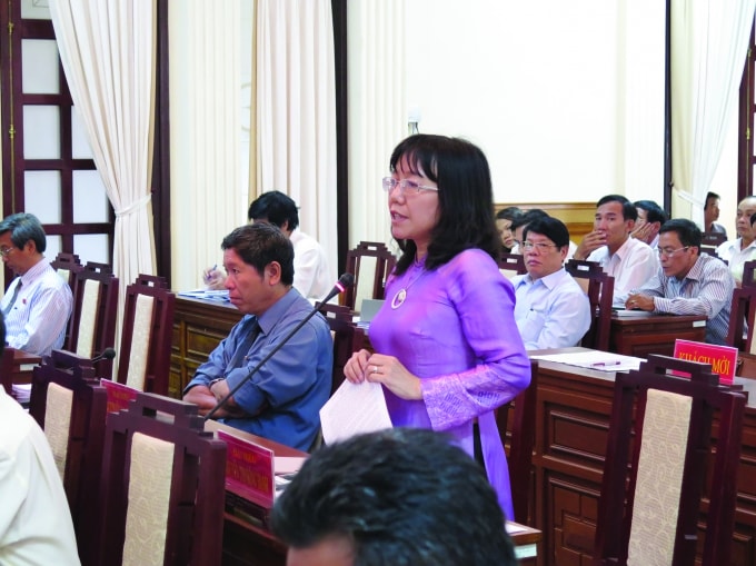 Nhà báo Hồng Hạnh.