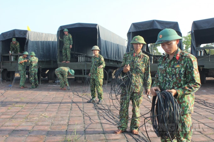 Triển khai hệ thống dây cáp điện phát hỏa.