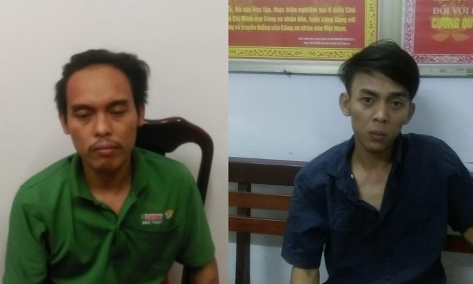 Đối tượng Đặng Ngọc Minh và Đặng Ngọc Giàu.