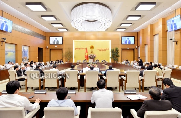 Ủy ban Thường vụ Quốc hội vừa ban hành một số Nghị quyết về việc sắp xếp các đơn vị hành chính một số địa phương thuộc vùng Đông Nam bộ. Ảnh: Quochoi.vn.