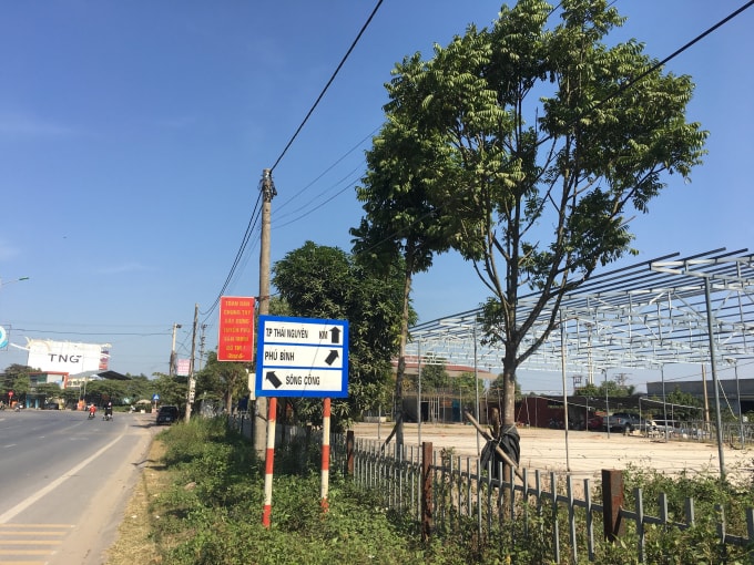 Khu vực dự án của bà Nguyễn Thị Thanh Trang được coi là đất vàng tại thị xã Phổ Yên.