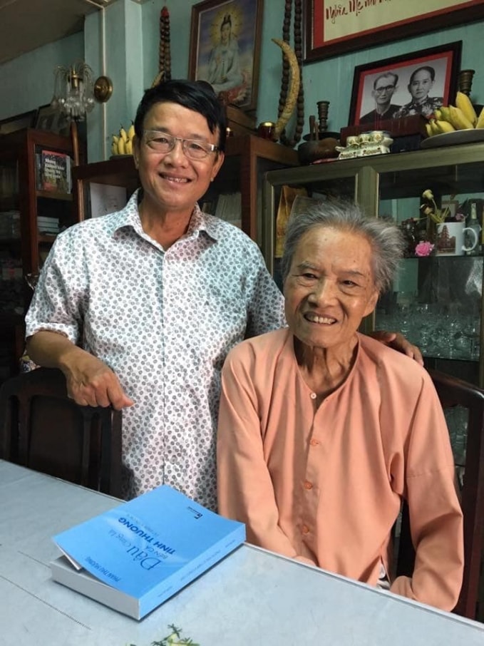 Nhà báo Huỳnh Dũng Nhân, người có hơn nửa thế kỷ gắn bó với nhà báo Trần Thanh Phương